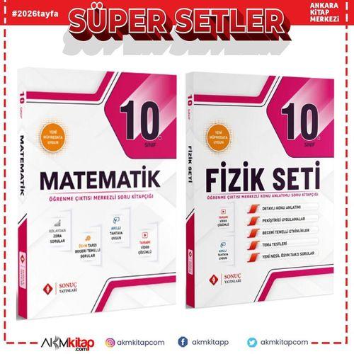 Sonuç Yayınları 10. Sınıf Matematik ve Fizik Modüler Seti 2 Kitap