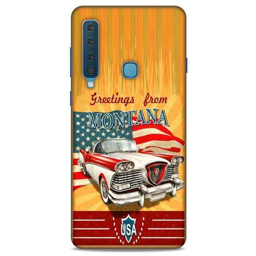 Retro (13) Desen Silikon Kap Renkli Samsung Galaxy A9 2018 Kılıf