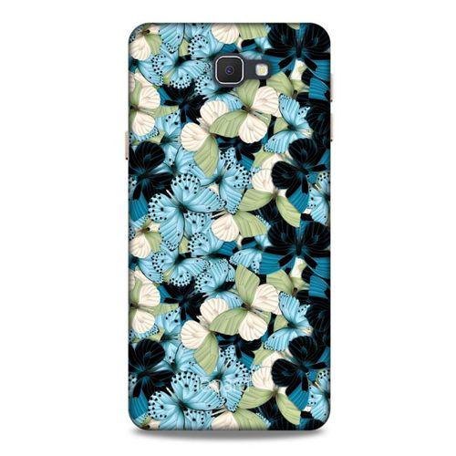 Samsung Galaxy J7 Prime Kılıf Kelebek Etkisi (26) Tpu Silikon Kılıf Sarı Kırmızı