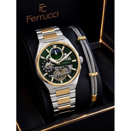 Ferrucci Otomatik Ve Kurmalı Güneş Ve Mehtap Kadranlı 2 Yıl Garantili Erkek Kol Saati BFC.M3558.S4