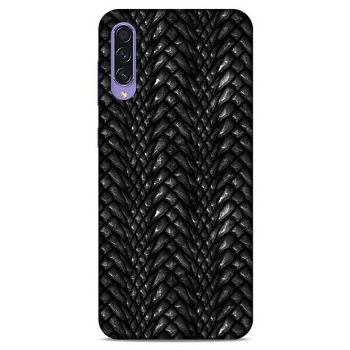 Samsung Galaxy A50s Kılıf Dragons (2) Kabı Ejderha Deri Siyah