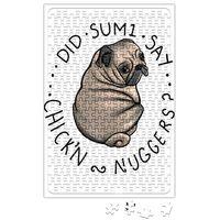 Chubby Pug Tombul Köpek Puzzle 240 Parça Yapboz