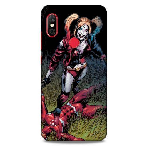 Xiaomi Mi A2 Lite Uyumlu Kılıf Harley Quinn (40) Fit Silikon Kılıf Leylak