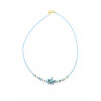 Boncuk Deniz Yıldzı Kolye - Mavi