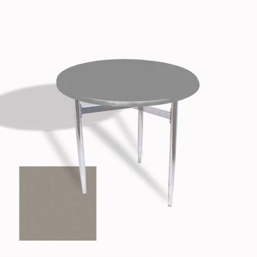 Dockers Venedik Masa Yuvarlak Çap 70 kromnikel (Werzalit, Wermodin veya Allzalit Tabla) - Koyu Gri