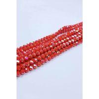 Koyu Turuncu Kristal Boncuk 8 mm