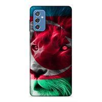Samsung Galaxy M52 Uyumlu Kılıf Azarbaijan (23) Ultra Koruma Kılıfı Aslan Bayrak