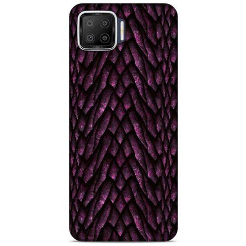 Oppo A73 Kılıf Dragons (7) Telefon Kılıfı Ejderha Skin Bordo