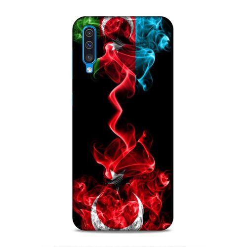 Samsung Galaxy A30s Uyumlu Kılıf Azarbaijan (12) Koruyucu Silikon Azerbaycan Türk Bayrakları