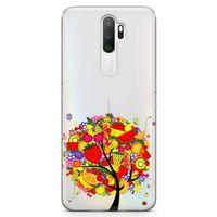 Oppo A9 2020 Kılıf Meyve Bahçeleri Arka Kapak Koruma Desenli Full Koruyucu