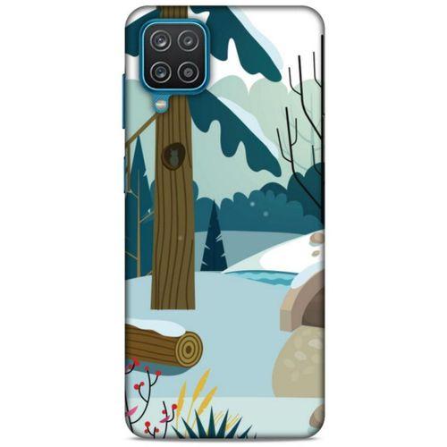 Lopard Samsung Galaxy A12 Uyumlu Kılıf SnowiX (17) Tasarım Kılıf