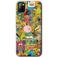 İnfinix Smart 5 Kılıf HD Desen Baskılı Arka Kapak - Süper Çizgi Kahramanlar 2