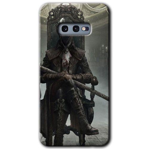 Samsung Galaxy S10e Kılıf Baskılı Kapak - Bloodborne Hunters + 5D Tam Kaplayan Cam