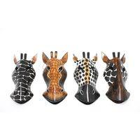 Ahşap Duvara Asmalı 20 Cm Zebra Maske