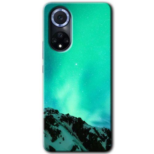 MRCİLETİSİM Huawei Nova 9 Kılıf HD Desen Baskılı Arka Kapak+Temperli Cam - Aurora