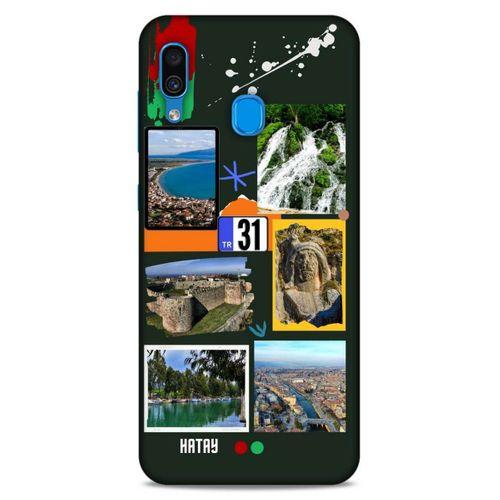 Lopard Samsung Galaxy A30 Uyumlu Kılıf Şehirli ※ (31) Hatay TPU Kılıf