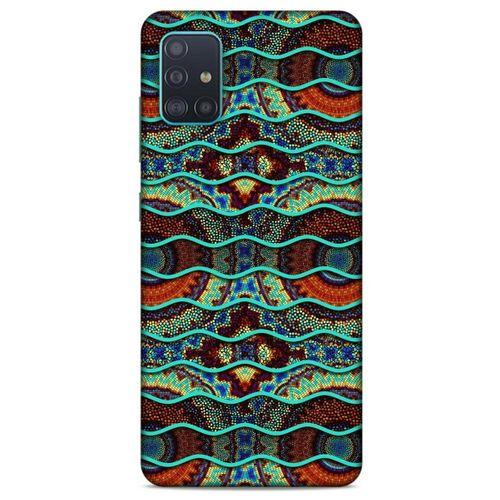 Samsung Galaxy A51 Kılıf Baskılı Özel Seri Taşlı (38) Neo Hybrid Kılıf