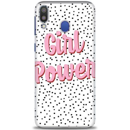 Samsung Galaxy M20 Kılıf HD Baskılı Kılıf - Girl Power + Tam Ekran Koruyucu