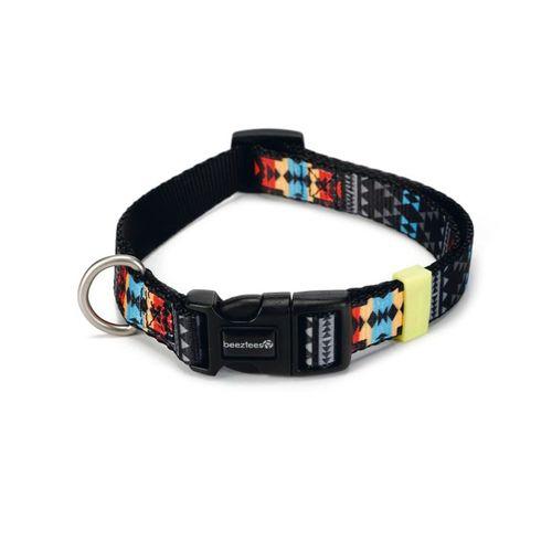 Beeztees Köpek Boyun Tasması, Renkli Desenli, 35-50cm, 20mm