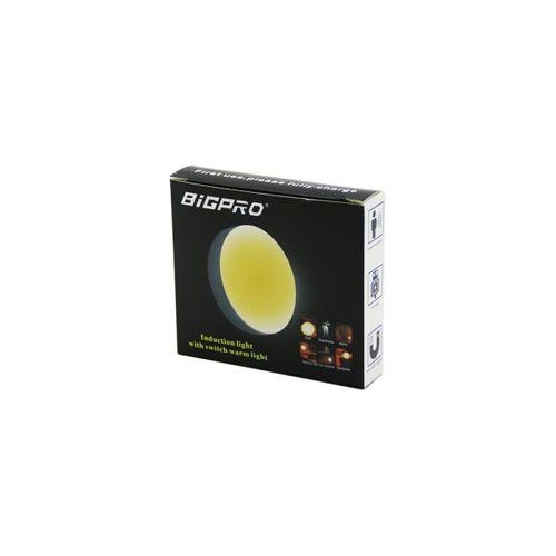 SENSÖRLÜ=0--3MT  USB ŞARJLI  SARI LED YUVARLAK LAMBA ÇAP: 8.3CM - KALINLIK: 2CM