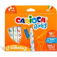 Carioca Carioca Jumbo Bebek Süper Yıkanabilir Keçeli Boya Kalemi 12Li