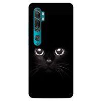 Lopard Xiaomi Mi Note 10 Uyumlu Kılıf Kediler (44) Tough Armor Kılıf Kara Kedi