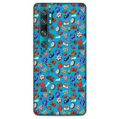 Retro (21) Desen Koruyucu Kapak Renkli Xiaomi Mi Cc9 Pro Kılıf