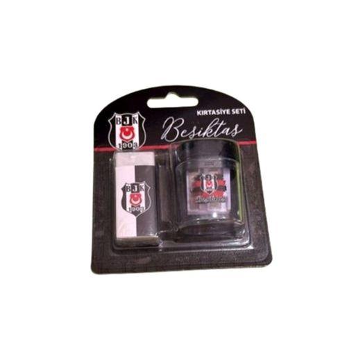Beşiktaş Kırtasiye Seti Kalemtraş+Silgi Lisanslı