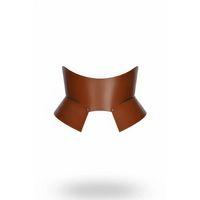 Kahverengi Deri Geniş Kadın Kemeri, Korse Deri Kemer - Brf611