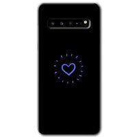 Potkal Hediye Fabrikası Samsung Galaxy S10 Plus HD Baskılı Kılıf + 9D Tam Ekran Koruyucu - Heart Strokes