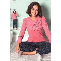 Fawn Kadın Yıldız Baskı Uzun Kol Manşetli Pijama Takımı (8233)