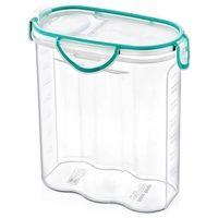 Kilitli Kapaklı Contalı Hava,su Sıvı Geçirmez 2,4 Litre Erzak Saklama Kabı-sa590