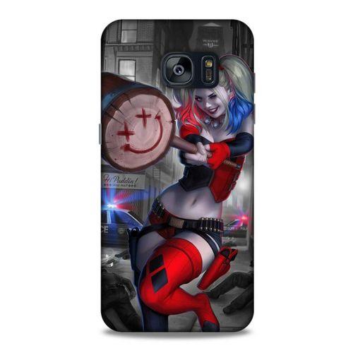 Samsung Galaxy S7 Edge Uyumlu Kılıf Harley Quinn (18) Telefon Kılıfları Kehribar