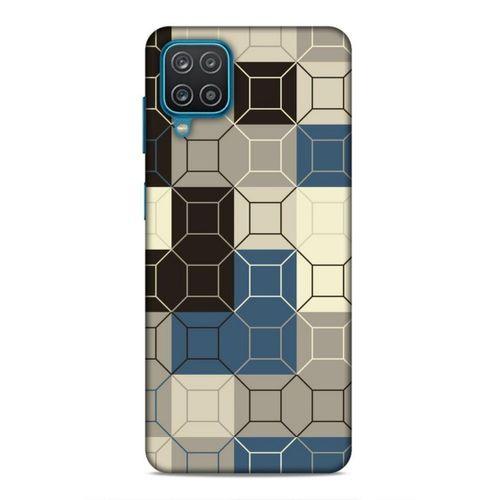 Samsung Galaxy A12 Uyumlu Kılıf Insomnia (50) Shockproof Kılıf Kahve Siyah