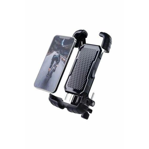 360° Derece Ayarlanabilen Gidon Bağlantılı Bisiklet Motosiklet İçin Abs 4-7.8″ İnç Telefon Tutucu