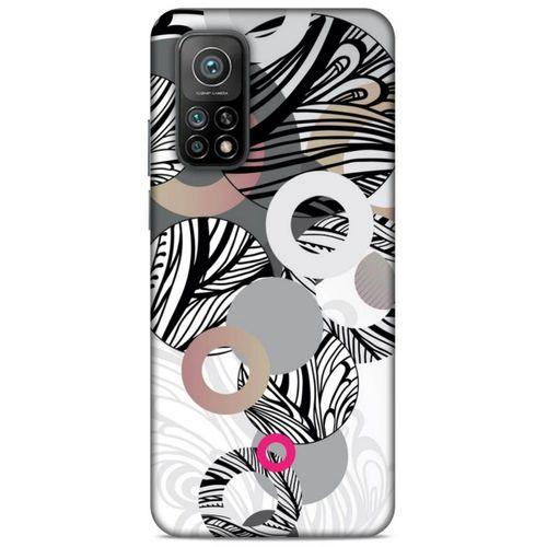 Lopard Xiaomi Mi 10T Pro 5G Uyumlu Kılıf Soyut Sanat (42) Desenli Rugged Armor Kılıf