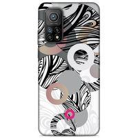 Lopard Xiaomi Mi 10T Pro 5G Uyumlu Kılıf Soyut Sanat (42) Desenli Rugged Armor Kılıf