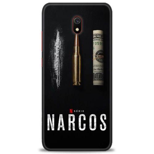 Xiaomi Redmi 8A Kılıf HD Baskılı Kılıf - Narcos + Tam Ekran Koruyucu