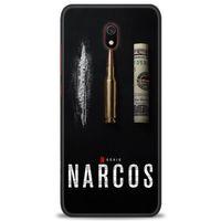 Xiaomi Redmi 8A Kılıf HD Baskılı Kılıf - Narcos + Tam Ekran Koruyucu