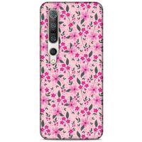 Xiaomi Mi 10 Pro Uyumlu Kılıf Pembe Delisi (4) Koruma Kılıfı Çiçekli