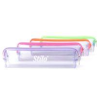 Stilo Kalem Çantası Şeffaf Karışık - 3 adet