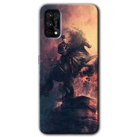 Realme 7 Pro Kılıf HD Desen Baskılı Arka Kapak - Atatürk Portre + Kırılmaz Cam