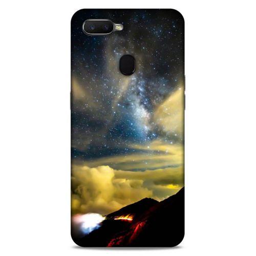 Lopard Oppo Ax7 Uyumlu Kılıf Gece'S (17) Tasarım Kılıf Sarı