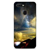 Lopard Oppo Ax7 Uyumlu Kılıf Gece'S (17) Tasarım Kılıf Sarı
