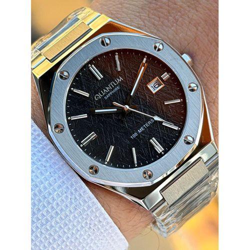 Quantum Sapphire Cam İtalyan Bileklikli 10 Atm Suya Dayanıklı 2 Yıl Garantili Erkek Kol Saati 12.350