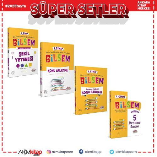 Editör Yayınları 1.Sınıf Bilsem Hazırlık Seti 4 Kitap