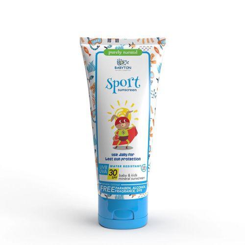 Babyton Babyton Bebek ve Çocuklar İçin Suya Dayanıklı Güneş Koruyucu Krem 100 ml