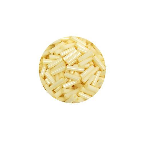 Uzun Boru Kesme Boncuk Çap 2mm Uzunluk 10 mm - 60 Gram - Krem - BNC273