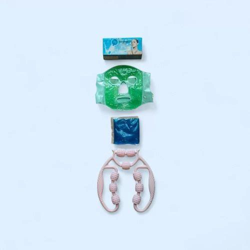 Yüz Maskesi Cilt Bakım Seti – Maske, Buz Küresi, Termo Jel Ve Selülit Masaj Aleti