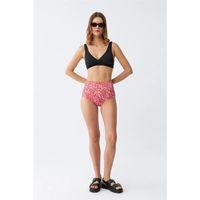 Kadın Pedli Yüksek Bel Bikini Takımı - Siyah